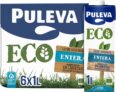 Leite ecológico Puleva ECO Entera brik 1 L, caixa de 6 (Gordo)