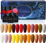 esmalte semipermanente, conjunto de vernizes coloridos 24 cores