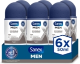 Sanex Men Dermo invisível desodorizante 0 % álcool [6 x 50 ml]