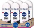NIVEA Black & White invisível original Roll-on (6×50 ml)