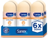 Sanex Dermo Sensitive Desodorizante Roll-On, 6 unidades x 50 ml