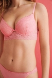 women’secret Sutiã Gorgeous sutiã push-up de renda rosa, para mulher