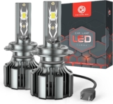 Lâmpadas H7 LED 16000LM 80W, 6500k branco H7