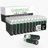 Pilhas alcalinas AAA, LR03 1,5 V, potência duradoura, 60 unidades