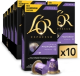 L’OR Espresso cápsulas de café intensidade 8, 100 cápsulas compatíveis Nespresso