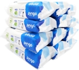 Pingo Toalhitas húmidas para bebé, hipoalergénicos, macios e biodegradáveis (12 embalagens de 80)