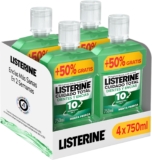 4x Listerine Proteção dentes e gengivas 750ml (2,85€ a Unidade)
