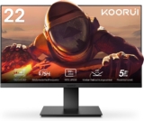 KOORUI Monitor FHD 22″ 75Hz 1920×1080 Ecrã VA antireflexos