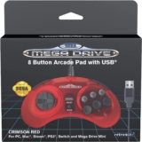 Retro-Bit – Official Sega Mega Drive USB Controller 8-Button Arcade Pad
