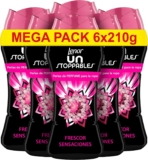 Lenor Unstoppables pérolas perfumadas (6 x 210 g) fragrância sensações floral  (4,23€ unidade)