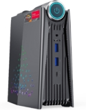 Mini PC Gaming, AMD Ryzen 7 5700U (até 4,3 GHz), 16GB+512GB, AMR5 4K HDMI