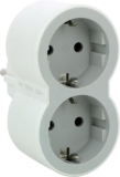 LEGRAND Adaptadores duplos 2P+T, 2 tomadas de energia