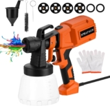 Pistola pintura elétrica com 4 boquilhas 3 padrões 550 W (SUPER PREÇO)