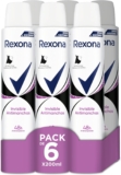 Rexona desodorizante Invisível Antimanchas Black & White [6 X 200 ml]