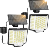 Collasis Focos Exterior Solares com Sensor de Movimento 2 uni
