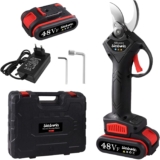 Tesouras de poda elétricas 48VF, tesouras pro com 2 baterias