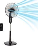 Ventoinha de pé 40cm com controlo remoto marca Amazon Basics