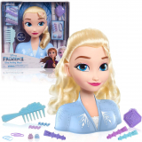 Busto da Elsa Frozen 2 com 14 acessórios diferentes