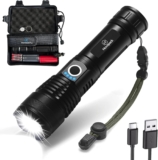 Novapack Lanternas LED de alta potência recarregável USB | 20.000 lúmenes