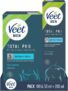 Veet Men Kit de depilação para zonas íntimas do corpo, 100 ml + 50 ml + Veet Men creme corpo 200 ml