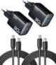 NIU Carregador USB C de 30 W, Pack de 2