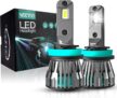 Lâmpadas LED H11 para carro, 20000LM Xenon branco 8000 K [2 Unidades]