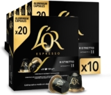 L’OR Cápsulas de café expresso intensidade 11, (200 capsulas, 0,22€ uni)