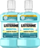Listerine Elixir bucal mentol, 2x1000ml (Subscreve e poupa)