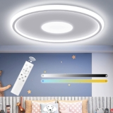 Lâmpada de teto led 30W moderna e com controlo remoto