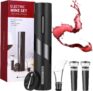 FAOKZE Saca-rolhas elétrico, abre garrafas de vinho elétrico 5 Pcs