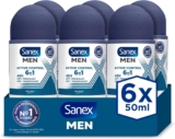 Sanex Men Active Control desodorizante Roll-On 6×50 ml