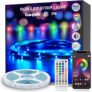 Fita LED RGB de 5 m (12.99€) 10 m (14.99) com comando e APP controlo