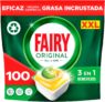 Fairy Original Pastilhas para máquina de lavar louça, 100 cápsulas XXL