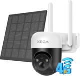 4G LTE Câmara solar com cartão SIM, 2 K 3 MP