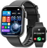 Smartwatch, 1,85″ relógio inteligente Android iOS (Black)