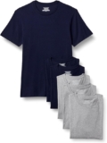 Amazon Essentials T-shirts interiores de algodão gola redonda, pack de 6 (2€ unidade)