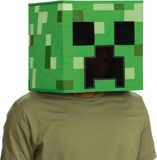 Disfarce de cabeça de bloco de Minecraft
