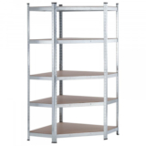 Prateleira de canto 180×70,5×40 com 5 prateleiras com capacidade de carga de 875kg