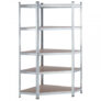 Prateleira de canto 180×70,5×40 com 5 prateleiras com capacidade de carga de 875kg