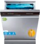 Midea Máquina de lavar louça 60cm Inox | 14 serviços