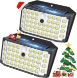 ZASUN 2023 Novo design, holofotes LED solares, 132 LED 3 modos iluminação, pack de 2