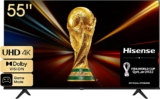 Hisense 55A6EG Smart TV 4K UHD com Dolby Vision HDR, DTS Virtual X, Freeview Play, Alexa Built-in, Bluetooth Série 2022 – 4K UHD