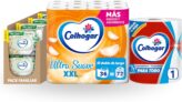 Lote Colhogar Hogar | Papel Cozinha Jumbo 1 + Papel Higiénico Ultra Suave XXL 36 rolos + Toalhitas Húmidas 8×80