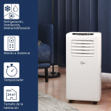 Ar Condicionado portátil 3 em 1 Suntec IMPULS 2.6 Eco R290 9.000 BTU/h, Eficiência Energética Classe A