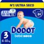 Fraldas Dodot para bebé, tamanho 3 (6-10 kg), 84 fraldas