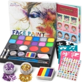 Tintas rosto para crianças – 16 cores