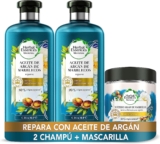 Herbal Essences, Óleo de argão, de Marrocos, 2 champôs 400ml e máscara 250ml