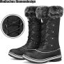 Botas de inverno com forro em peluche para mulher (36, 37, 38, 39, 40, 41 e 42)