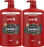 Old Spice Wolfthorn Gel de duche e champô 3 em 1 para homem, 2 x 1 L