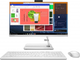 Lenovo IdeaCentre AIO 3 Gen 6 – Computador de mesa 2 em 1 (ecrã FHD de 23,8″, AMD Ryzen 5 5500U, 16 GB RAM, 512 GB SSD, sem sistema operativo) branco